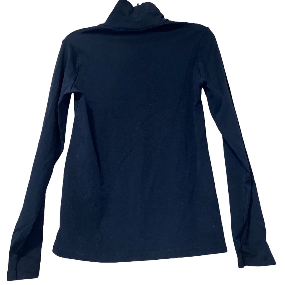 UNIQLO Women’s Heattech Black Long Sleeve Turtleneck Medium Cotton 96%